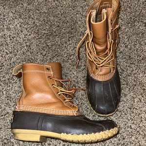 Brown insulated LLBEAN Boots - Size 8